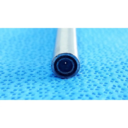 Silver cylindrical metal autoclavable camera lens with black aperture for Stryker ideal eyes 10mm endoscope