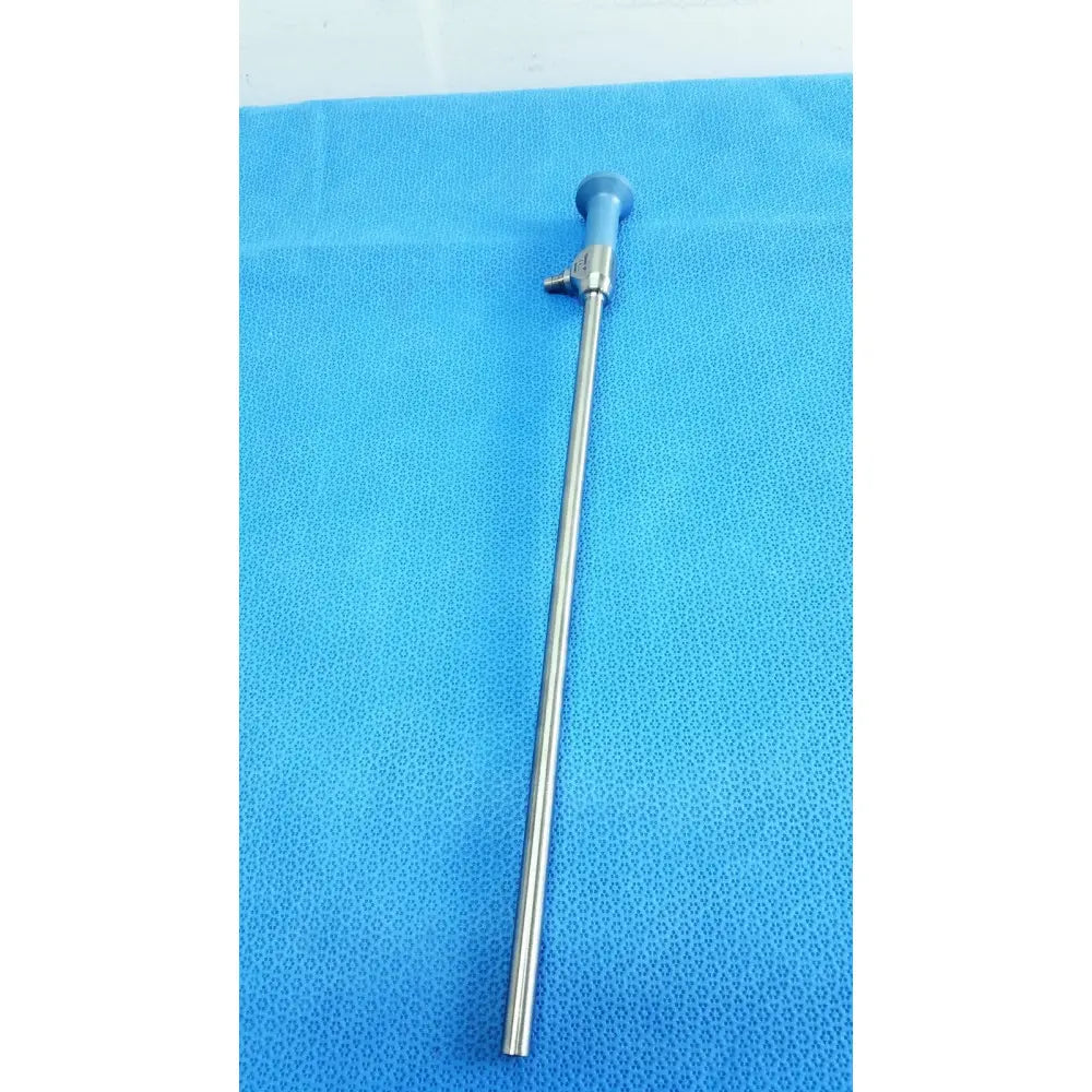 Silver surgical endoscope with blue handle and metallic joints for Stryker ideal eyes 10mm autoclavable use