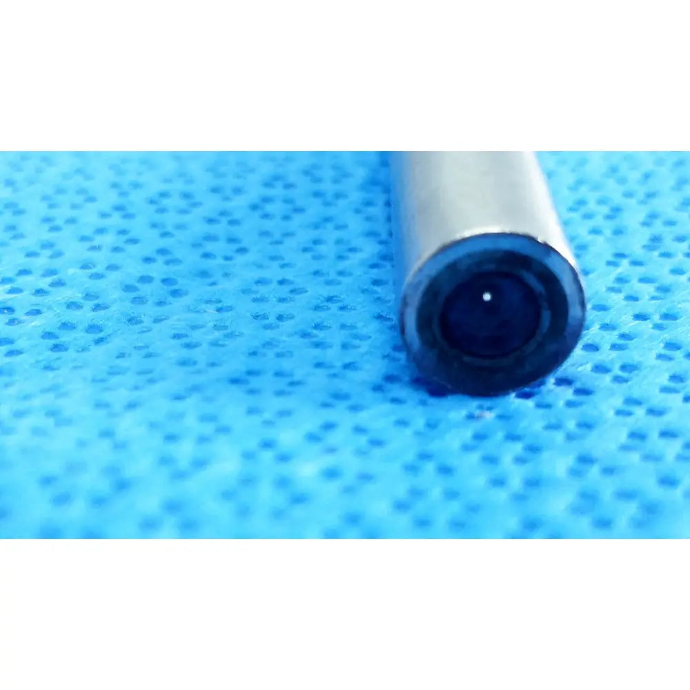 Silver cylindrical ideal eyes 10mm endoscope with dark lens tip for surgical use by stryker