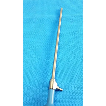 Stainless steel stryker ideal eyes 10mm 0° autoclavable endoscope with blue handle and small valve at base