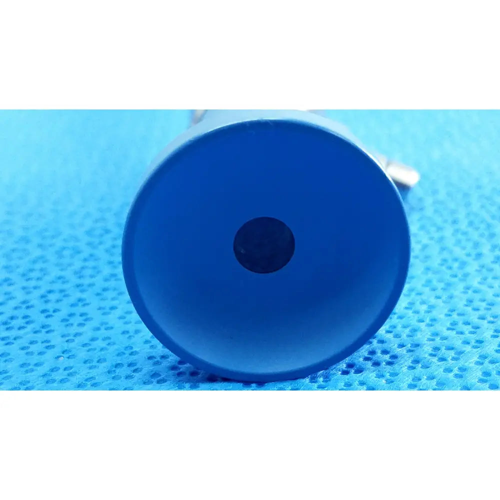 Blue plastic cylindrical object with central hole for stryker ideal eyes 10mm 0 degree autoclavable endoscope