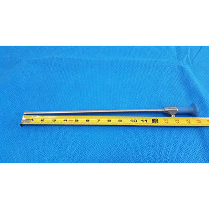 Silver surgical endoscope with blue ergonomic handle sryker ideal eyes 10mm 0° autoclavable model 502-859-010