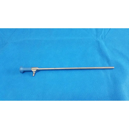 Silver surgical endoscope with blue handle and metallic joints stryker ideal eyes 10mm autoclavable model 502-859-010