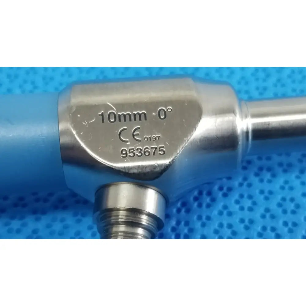 Silver surgical endoscope with blue handle engraved 10mm 0° and ce certification ideal eyes 10mm autoclavable