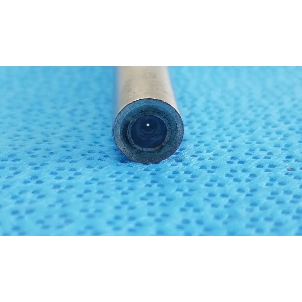 Cylindrical metallic end cap with dark lens center for stryker ideal eyes 10mm 0 degree autoclavable endoscope