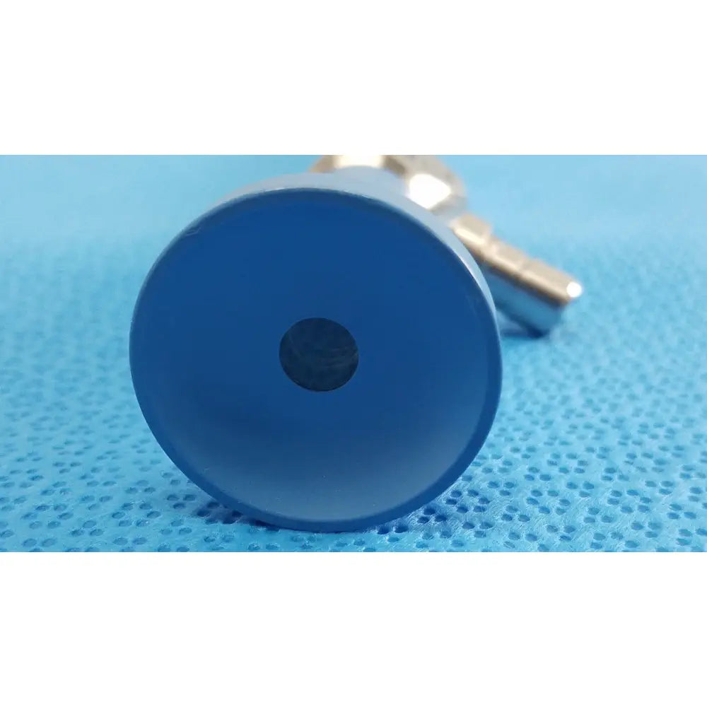 Blue circular ceramic disc with central hole for stryker ideal eyes 10mm 0 degree autoclavable endoscope