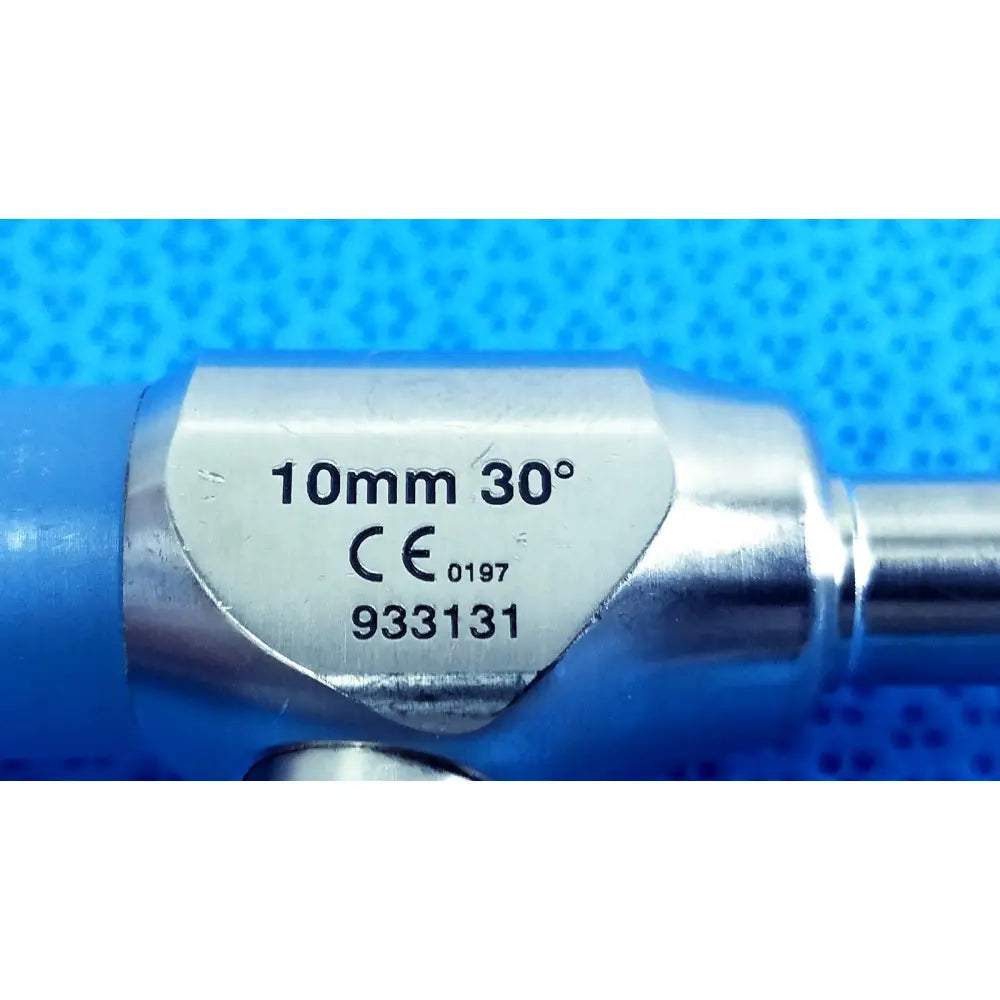 Silver metallic ideal eyes 10mm 30° autoclavable endoscope with engraved specifications and ce marking by stryker