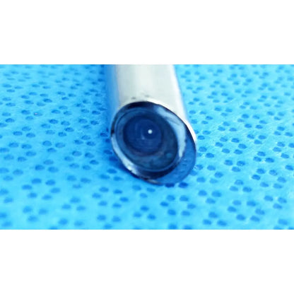 Silver cylindrical ideal eyes 10mm autoclavable endoscope with dark lens and metallic housing for medical use