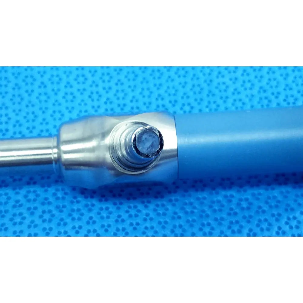 Blue-handled ideal eyes 10mm autoclavable endoscope with metallic threaded connection point by stryker