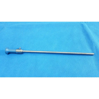 Silver ideal eyes 10mm autoclavable surgical endoscope with blue handle and metallic shaft by stryker