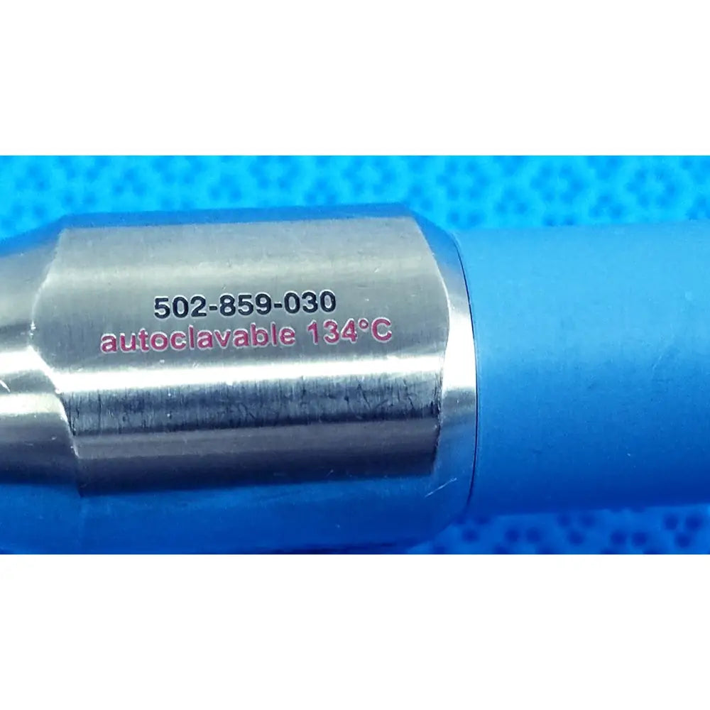 Silver metallic stryker ideal eyes 10mm 30 degree autoclavable endoscope with engraved serial number and sterilization mark