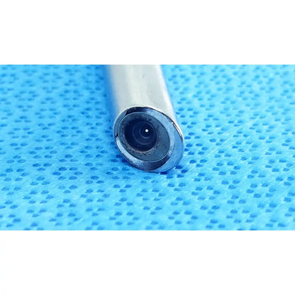 Silver cylindrical stryker ideal eyes 10mm 30 degree autoclavable endoscope with polished metallic finish and dark lens