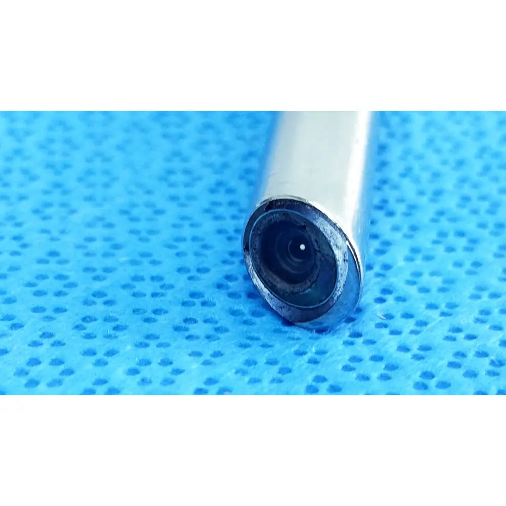 Silver cylindrical eyes autoclavable 10mm endoscope lens with black aperture and metallic rim for ideal eyes use