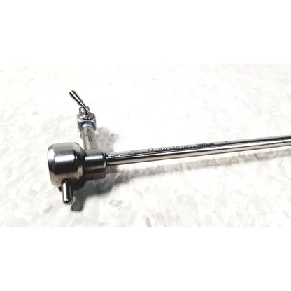 Stryker 502-977-030 stainless steel hysteroscopy diagnostic sheath with textured handle and engraved markings for reuse medical use