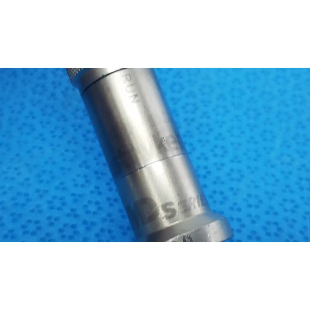 Stryker 5100-015-205 MD series straight micro drill orthopedic attachment with silver metallic cylindrical body and textured grip