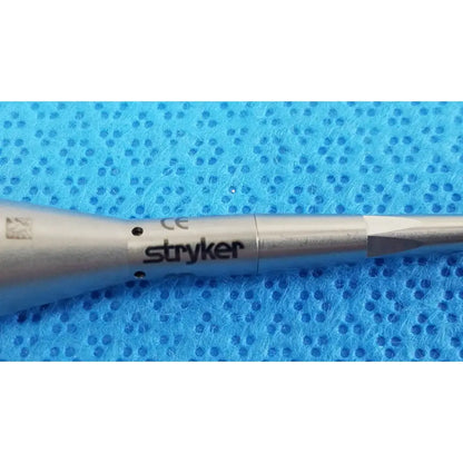 Silver stryker 5100-120-45 sd series angled saber portmann chuck with sleek metallic finish and precision-engineered tip