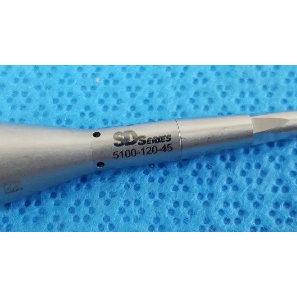 Silver surgical drill bit from stryker 5100-120-45 sd series angled saber portmann saber portmann chuck