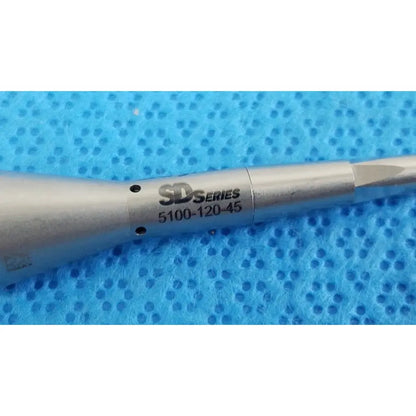 Silver surgical drill bit from stryker 5100-120-45 sd series angled saber portmann saber portmann chuck