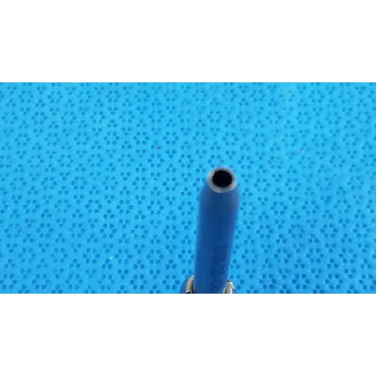 Blue cylindrical tsp saber straight attachment tube with hollow opening for Stryker 5100-120-450 tsp saber straight use