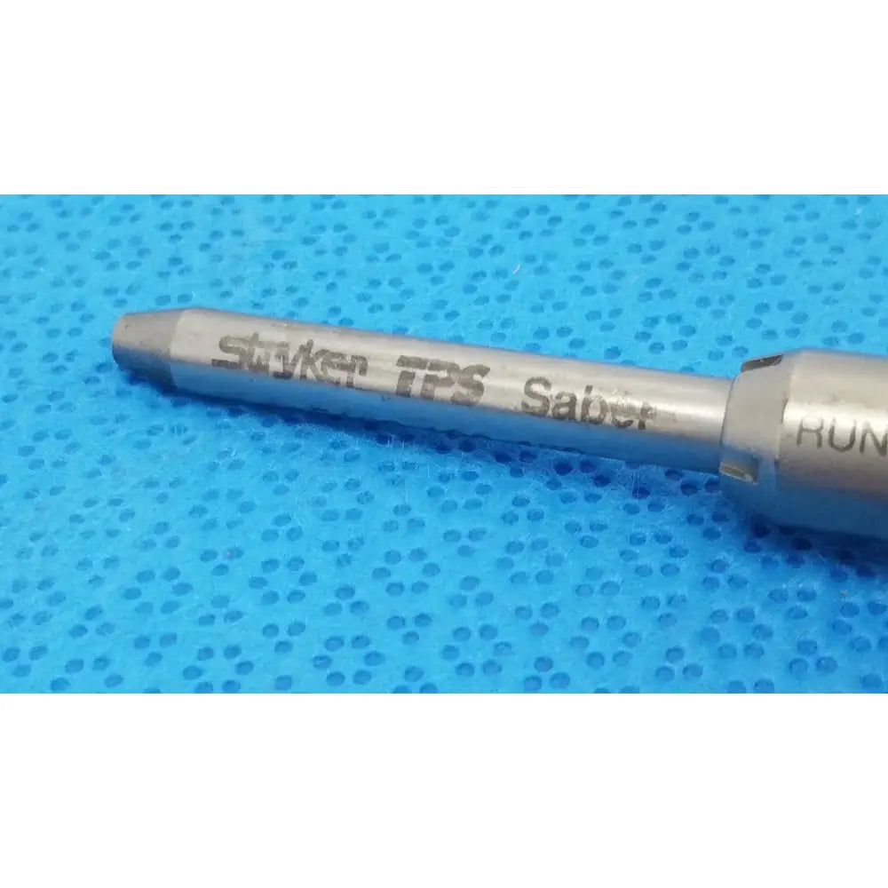 Silver metal reuse medical tsp saber drill with engraved stryker tps saber and tapered cylindrical tip design