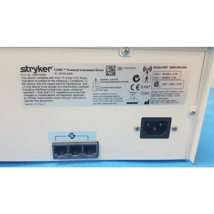 Stryker 5400-050-000 Core Powered Surgical Console Instrument Driver - Instrument Driver Console