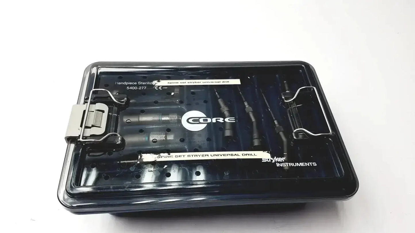 Stryker 5400-277 Core Sterilization Case with All Drill Set & Attachments Surgical Power Tool Set, second-hand product photo 4