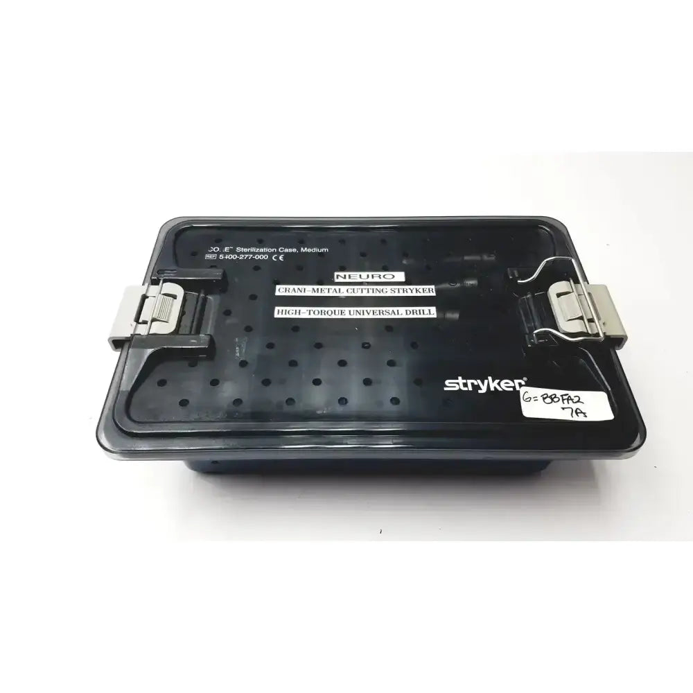Stryker 5400-277 Core Sterilization Case with Drill Attachements Sterilization Case, second-hand product photo 17
