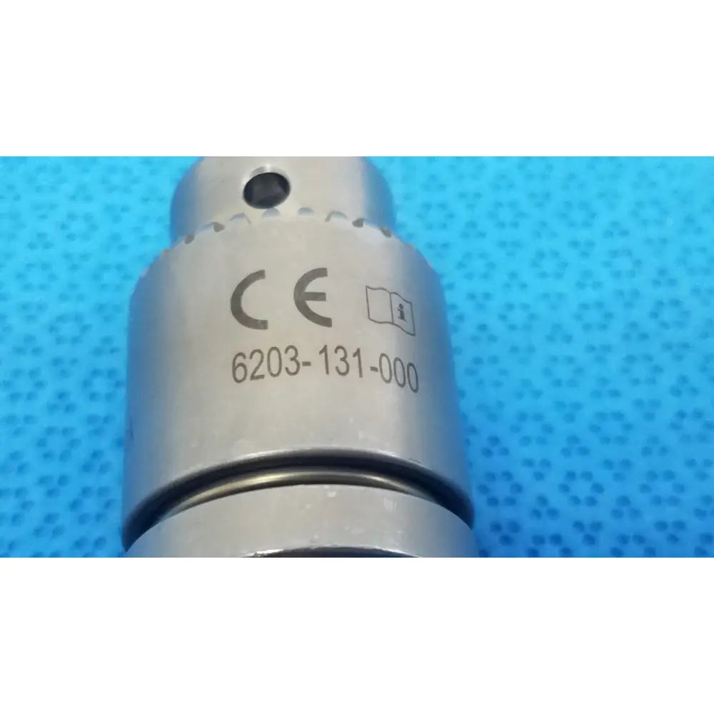 Stryker 620-131-000 silver metallic keyed chuck with matte finish engraved ce marking for reuse medical applications