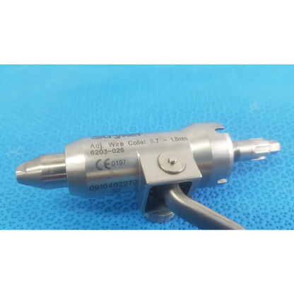 Stryker 6203-026 Dual Trigger Adjustable Wire Collet 0.7mm-1.8mm - Adjustable wire collet