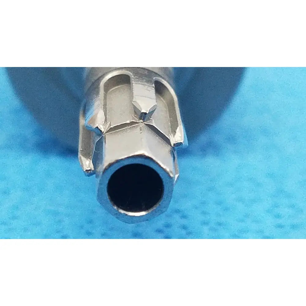 Silver-colored metal drill bit with hexagonal shank and cutting teeth for stryker 6203-131-000 1/4 keyless chuck reuse medical use