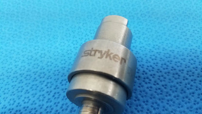 Silver metallic stryker hudson modified trinkle surgical instrument with cylindrical body and engraved branding for reuse medical use