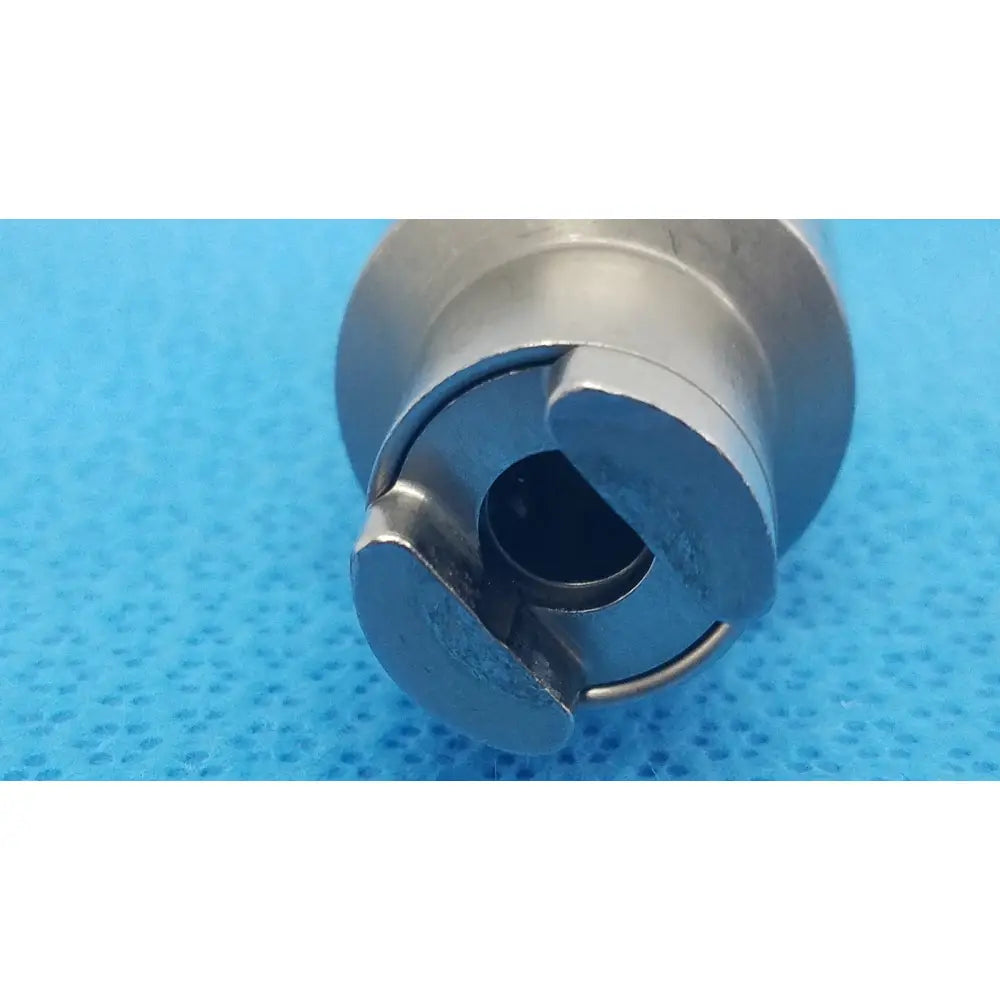 Silver metallic hudson modified trinkle surgical instrument with cylindrical body and curved interlocking jaw for reuse medical use