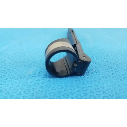 Black plastic Stryker 6400-9 remb handswitch clamp with silver band designed for reuse medical applications