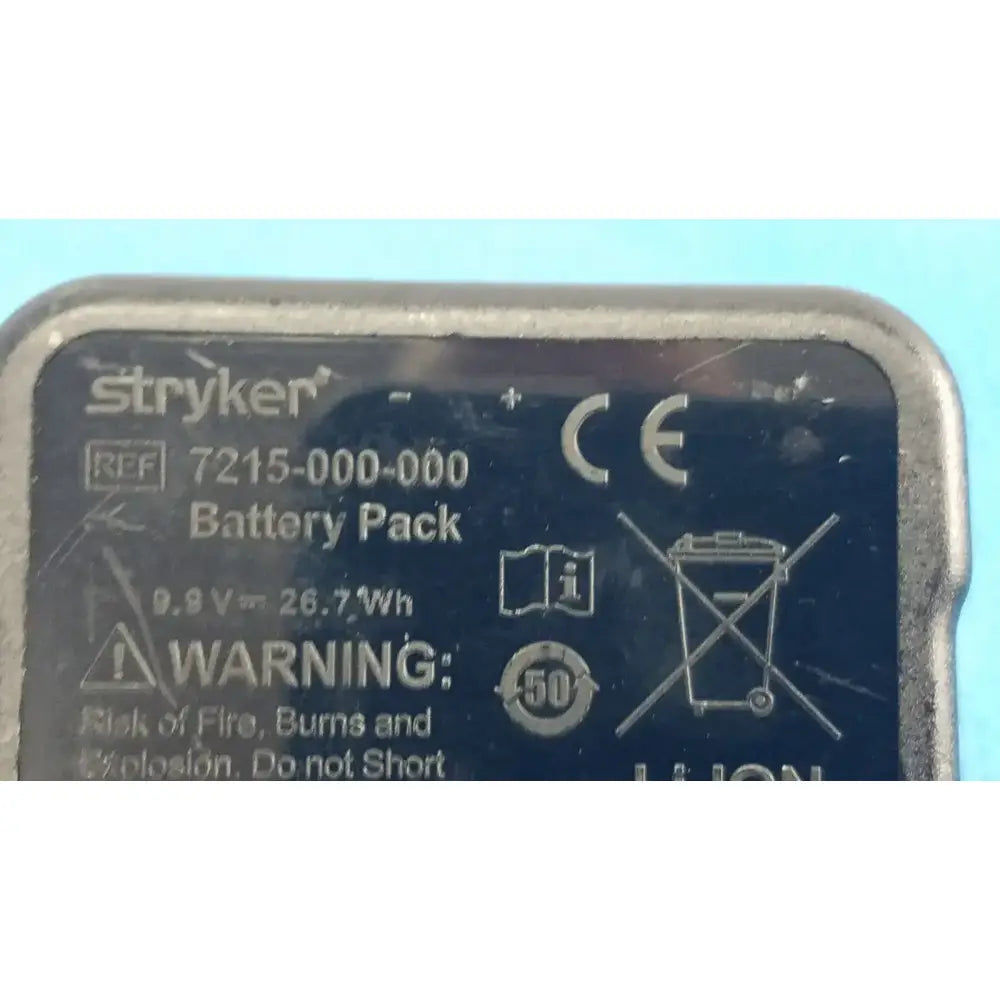 Stryker 7215-000-000 SmartLife Battery Pack Battery Pack, second-hand product photo 8