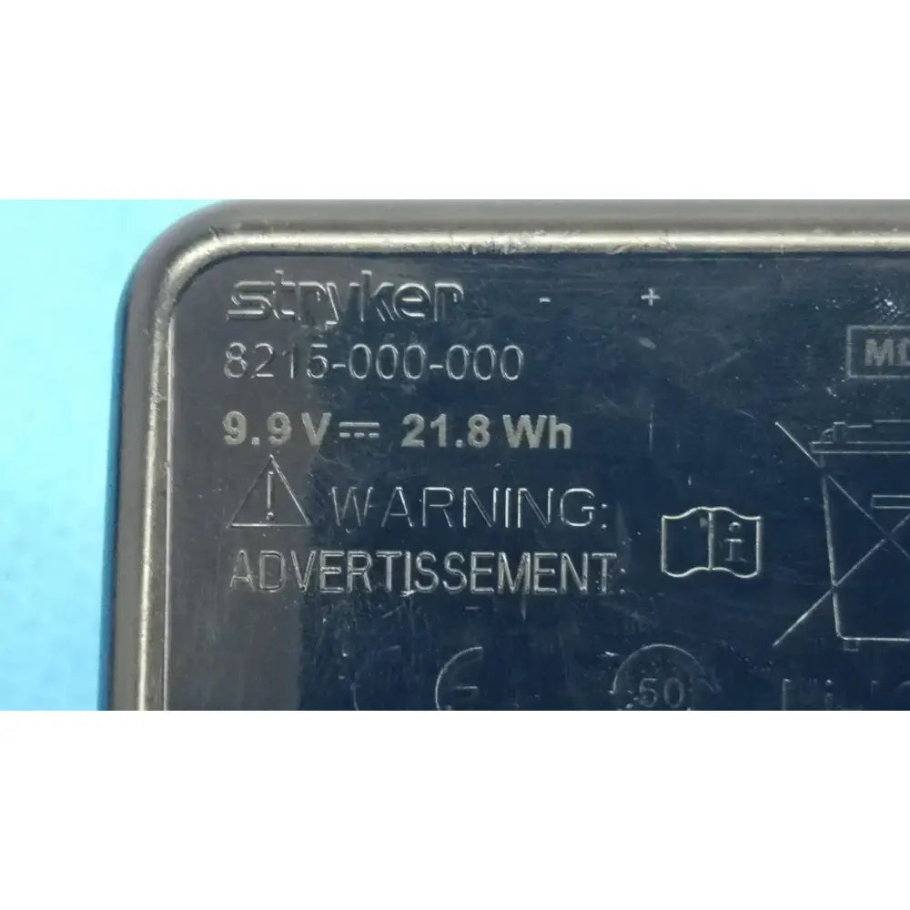 Stryker 8 Li-Ion Battery 8215-000-000 Battery Pack, second-hand product photo 8