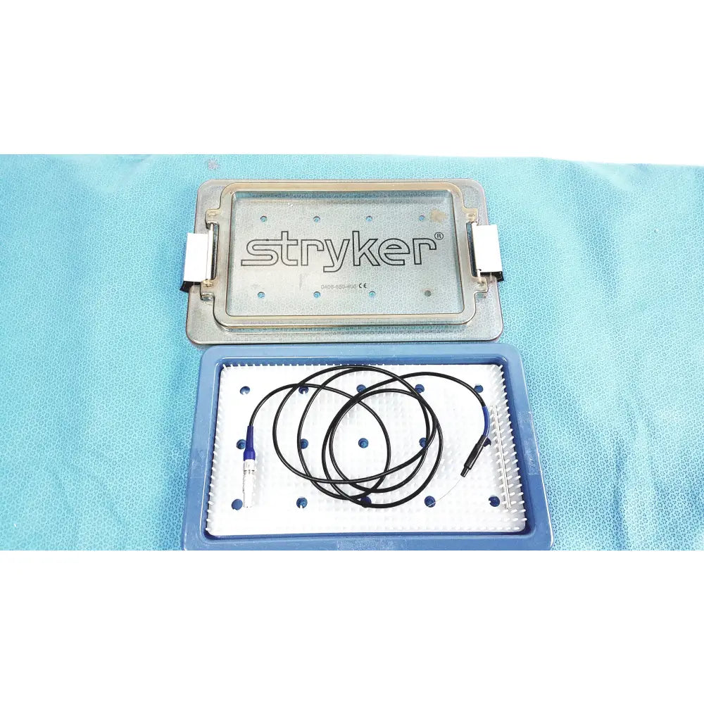 Stryker 8400815005 Monopolar Nitinol Electrode With 0406-650-400 Surgical Sterilization Tray Case - Monopolar Nitinol