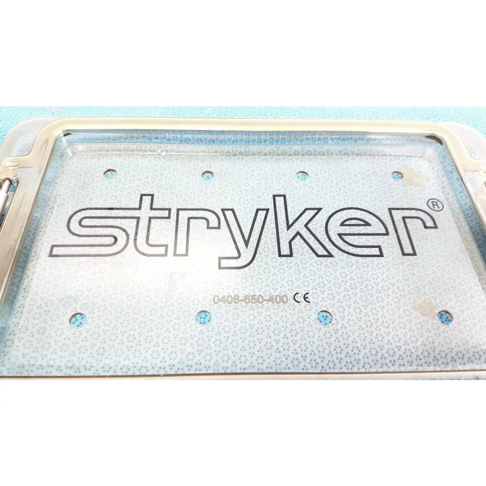 Stryker 8400815005 Monopolar Nitinol Electrode With 0406-650-400 Surgical Sterilization Tray Case - Monopolar Nitinol