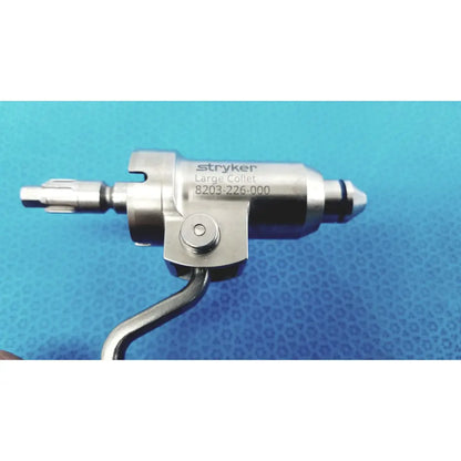 Stryker adjustable large collet surgical instrument with metallic finish and engraved model number 8203-226-000
