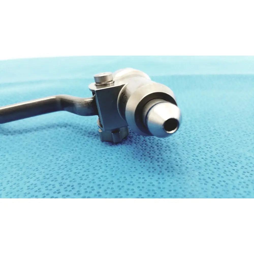 Silver surgical drill bit with black handle and metallic chuck for stryker adjustable large collet 8203-226-000
