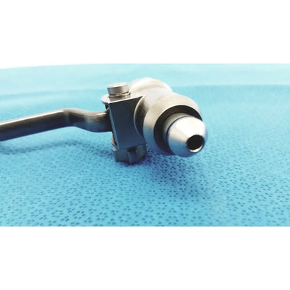 Silver surgical drill bit with black handle and metallic chuck for stryker adjustable large collet 8203-226-000