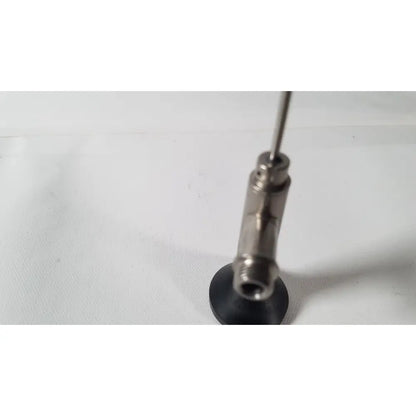 Silver metallic air pressure gauge with black rubber base for stryker endoscopy 0° arthroscope reuse medical device