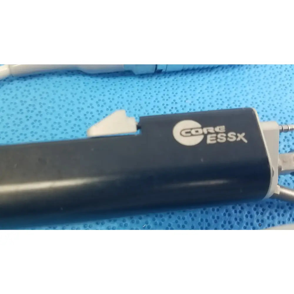 Stryker ESSx microdebrider handpiece with black core, white logo, and silver metallic connectors for reuse medical equipment