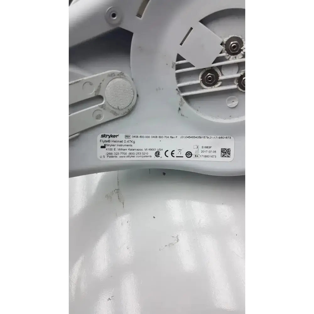 Stryker FLYTE Helmet Ref. 0408-600-000 Surgical Helmet, as-is (for parts) product photo 12