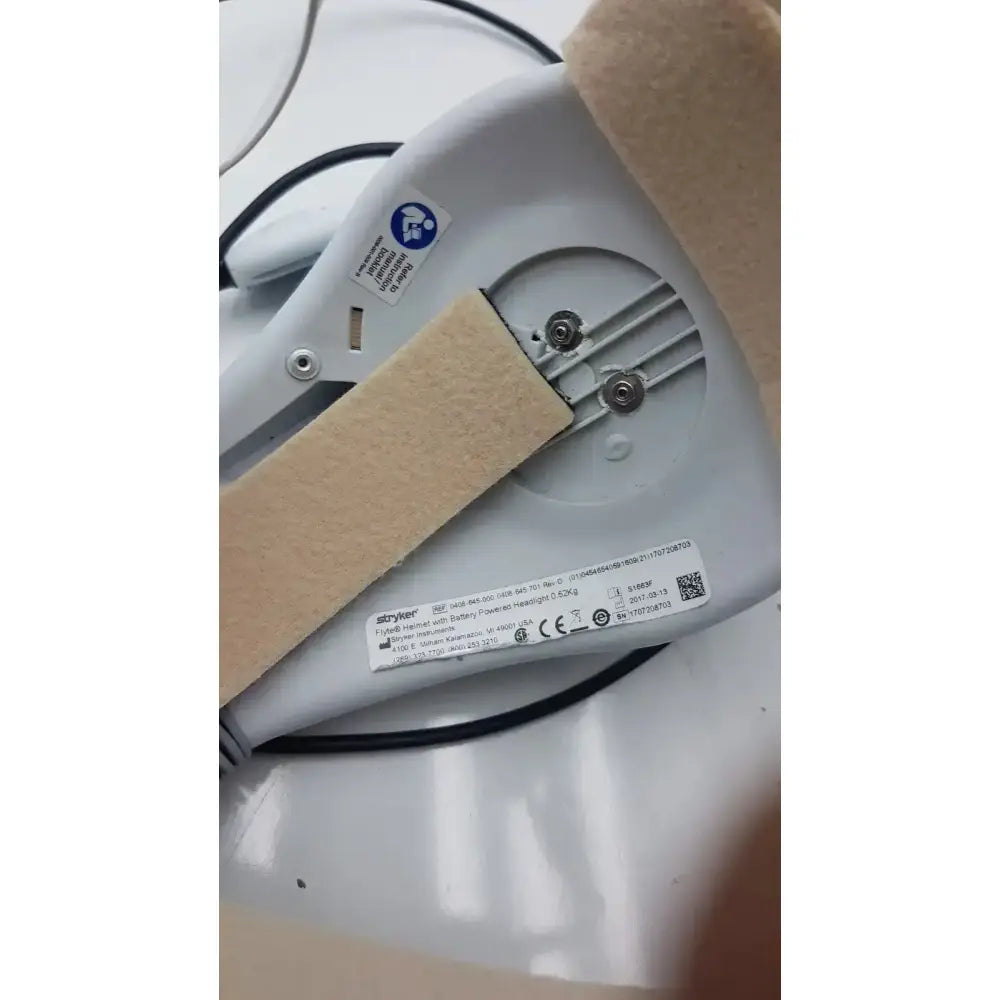 Stryker FLYTE Helmet Ref. 0408-645-000 Surgical Helmet, as-is (for parts) product photo 12