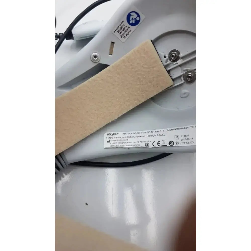 Stryker FLYTE Helmet Ref. 0408-645-000 Surgical Helmet, as-is (for parts) product photo 11