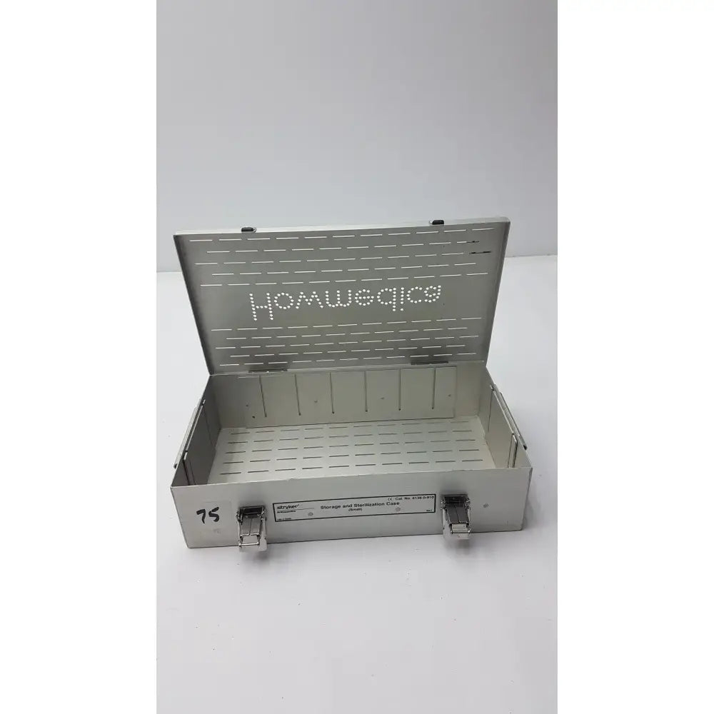 Reuse Medical Stryker Howmedica Instrument Storage Sterilization Tray Case 6136-0-910 Sterilization Trays & Cases, second-hand product photo 1