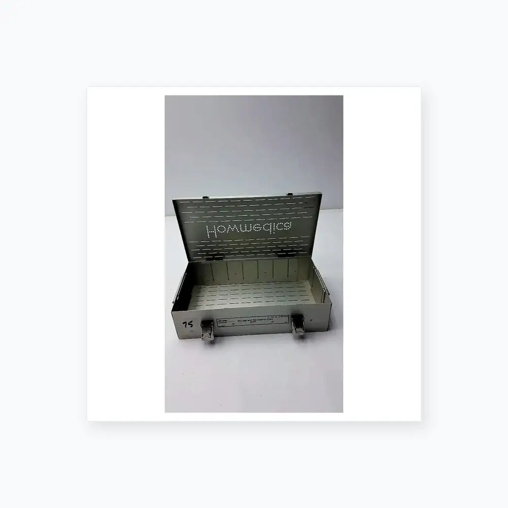 Reuse Medical Stryker Howmedica Instrument Storage Sterilization Tray Case 6136-0-910 Sterilization Trays & Cases, second-hand product photo 1