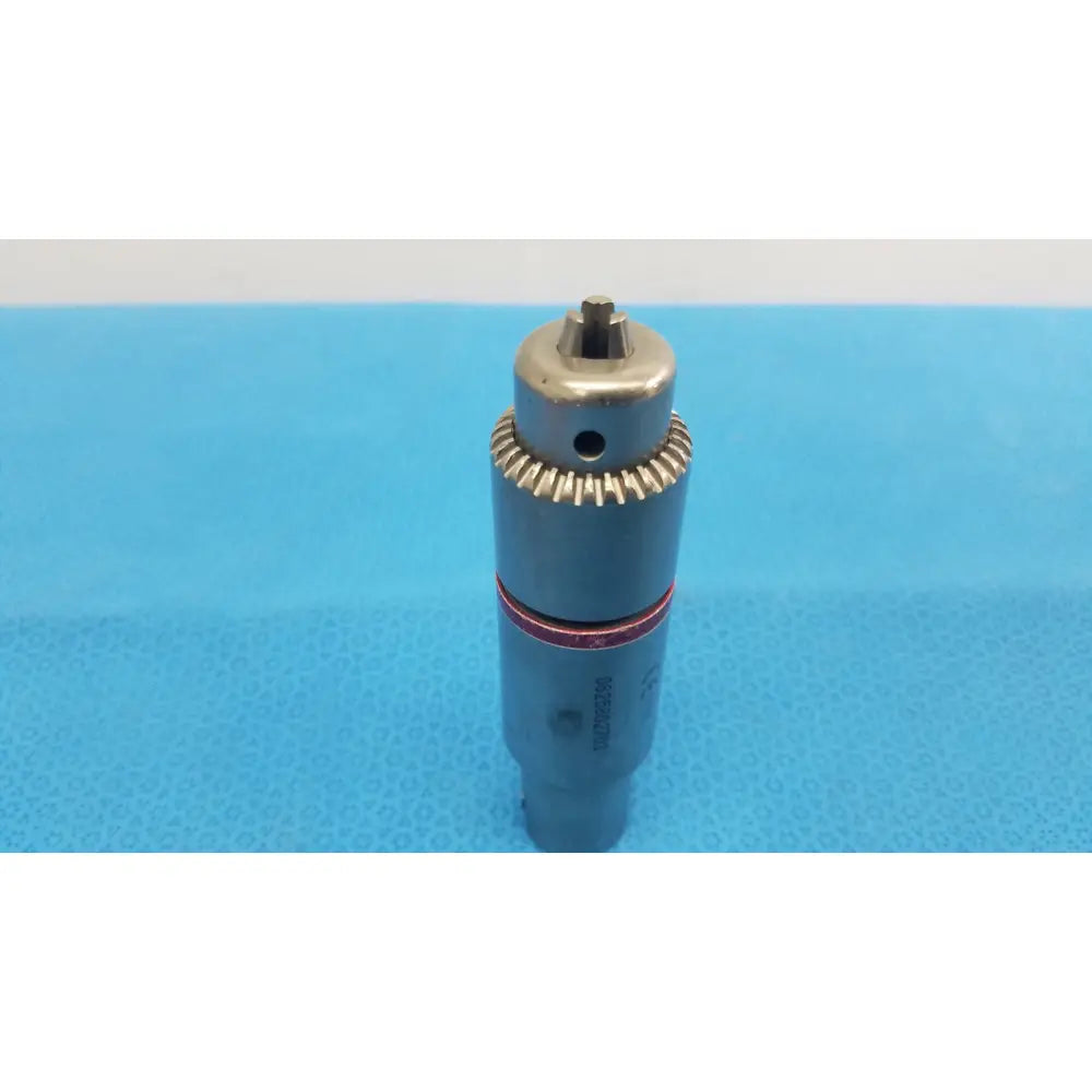 Stryker instruments 1/4 inch reamer silver metal surgical drill bit with gear flutes and hex drive for reuse medical use