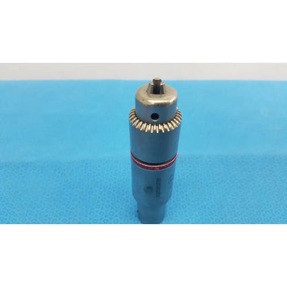 Stryker instruments 1/4 inch reamer silver metal surgical drill bit with gear flutes and hex drive for reuse medical use
