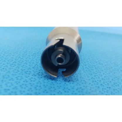 Stryker instruments 1/4 inch silver metallic reuse medical reamer with cylindrical body and hollow open-ended tip